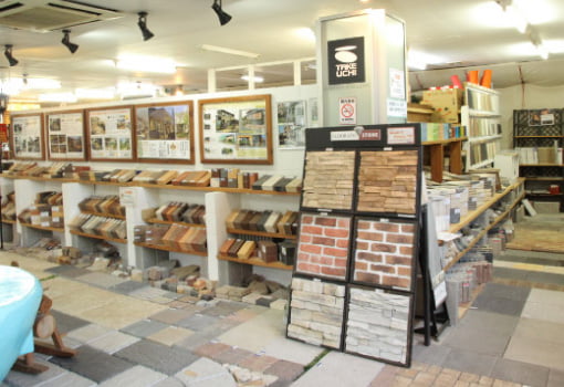 資材展示コーナー
